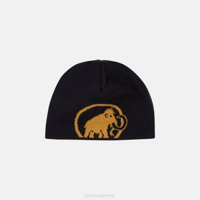 Mammut αξεσουάρ για άνδρες και γυναίκες λογότυπο beanie τσίτα-μαύρο J2DJ299
