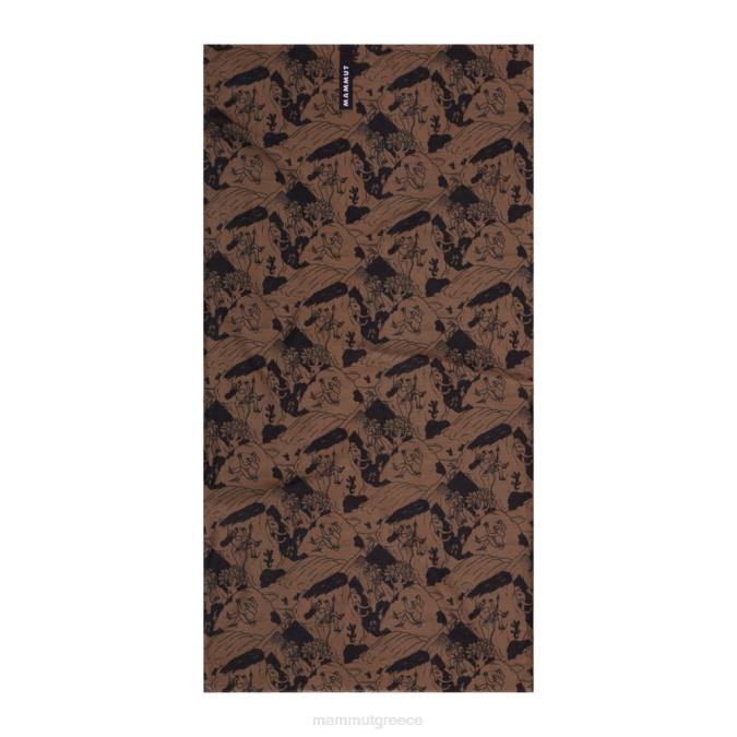 Mammut αξεσουάρ για άνδρες και γυναίκες λαιμό γκέτα αναρρίχηση σκηνή σκούρο άμμο-μαύρο J2DJ1189