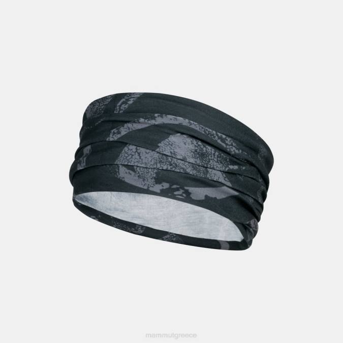 Mammut αξεσουάρ για άνδρες και γυναίκες γκέτα λαιμού μαύρο-φάντασμα J2DJ298