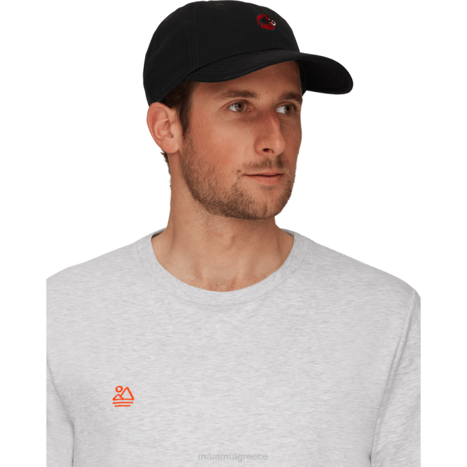 Mammut αξεσουάρ για άνδρες και γυναίκες καπέλο του μπέιζμπολ μαύρο prt1 J2DJ1170