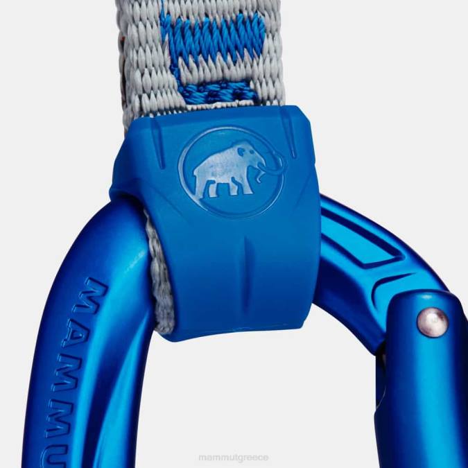 Mammut εξοπλισμός για άνδρες και γυναίκες Κλείδωμα πλήκτρων απόκρημνου 10 cm Ένδειξη Quickdraps 6 συσκευασιών ασήμι-υπερμαρίνα J2DJ553