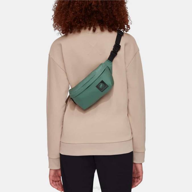 Mammut εξοπλισμός για άνδρες και γυναίκες xeron κλασική τσάντα μέσης σκούρο νεφρίτη J2DJ1497