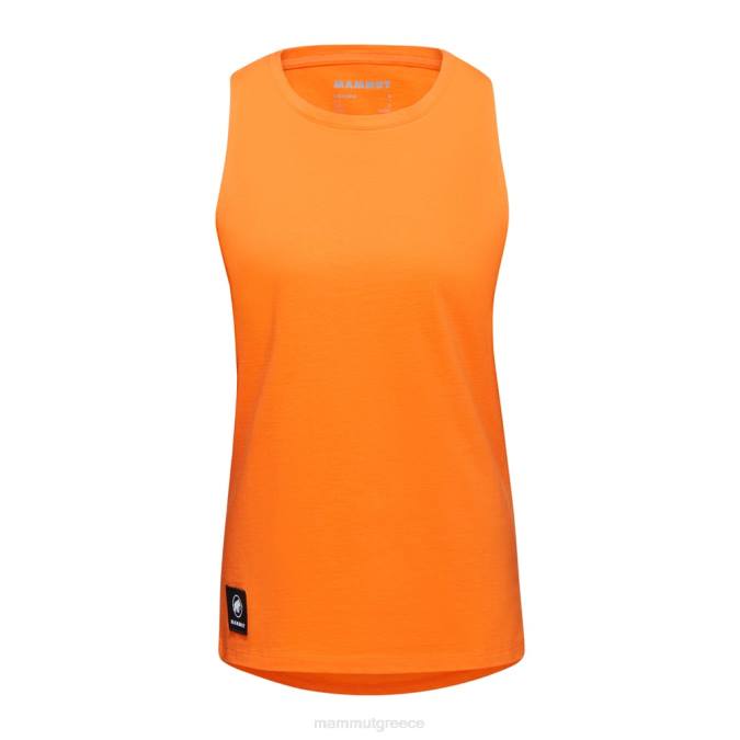 Mammut είδη ένδυσης γυναίκες έμπλαστρο massone tank top σκούρο μανταρίνι J2DJ154