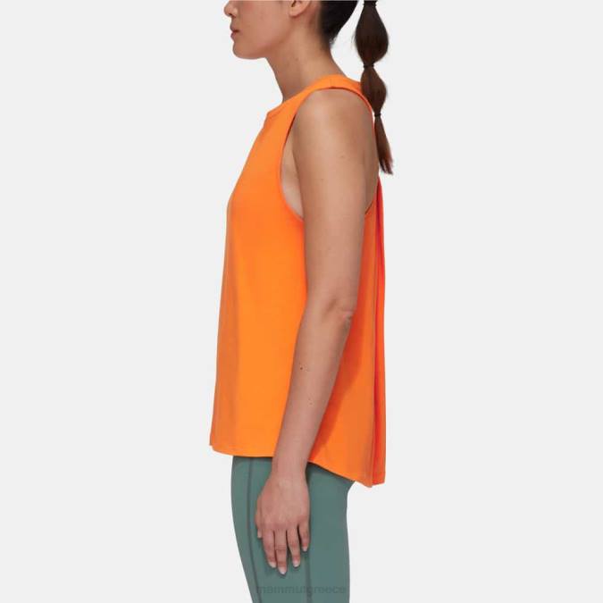 Mammut είδη ένδυσης γυναίκες έμπλαστρο massone tank top σκούρο μανταρίνι J2DJ154