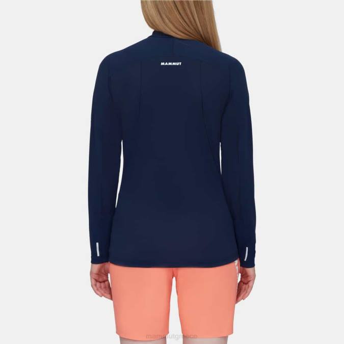 Mammut είδη ένδυσης γυναίκες aenergy fl μακρυμάνικο μισό φερμουάρ θαλάσσια J2DJ846