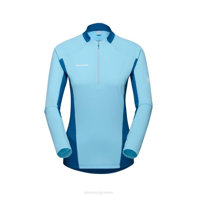 Mammut είδη ένδυσης γυναίκες aenergy fl μακρυμάνικο μισό φερμουάρ δροσερό μπλε-βαθύ πάγο J2DJ848
