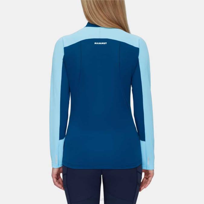 Mammut είδη ένδυσης γυναίκες aenergy fl μακρυμάνικο μισό φερμουάρ δροσερό μπλε-βαθύ πάγο J2DJ848