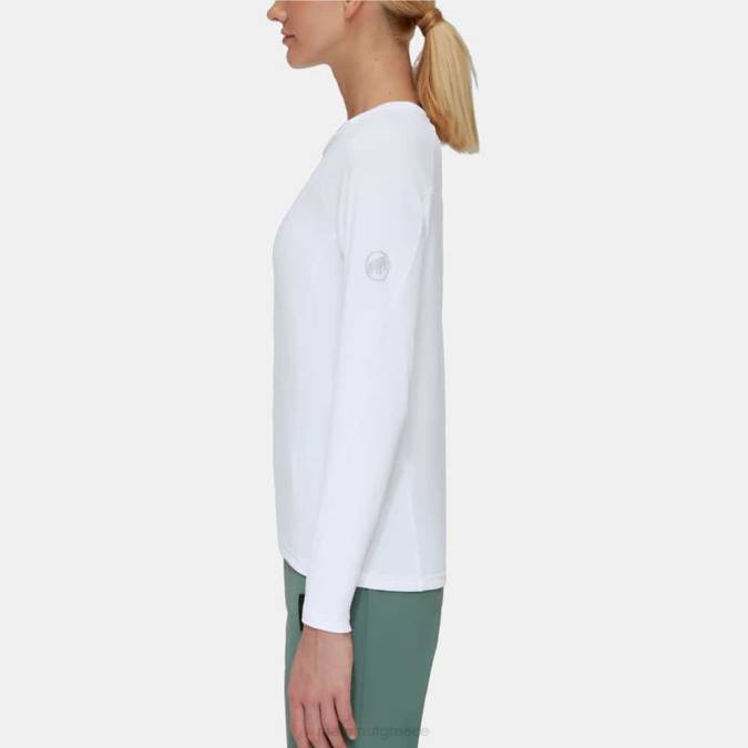 Mammut είδη ένδυσης γυναίκες ευκινησία fl μακρυμάνικο άσπρο J2DJ1126