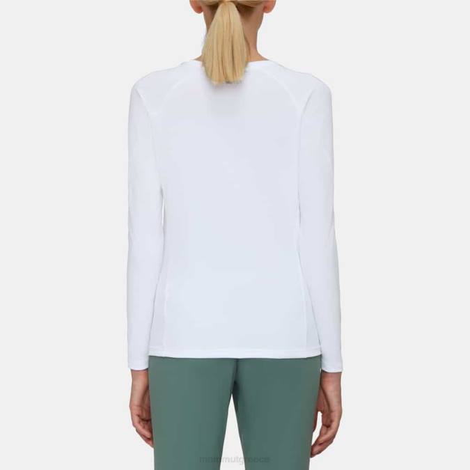 Mammut είδη ένδυσης γυναίκες ευκινησία fl μακρυμάνικο άσπρο J2DJ1126