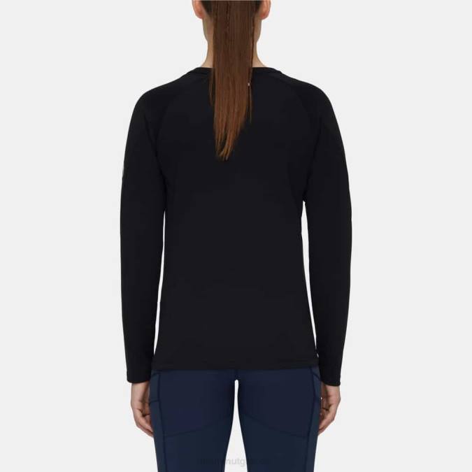 Mammut είδη ένδυσης γυναίκες ευκινησία fl μακρυμάνικο μαύρος J2DJ267