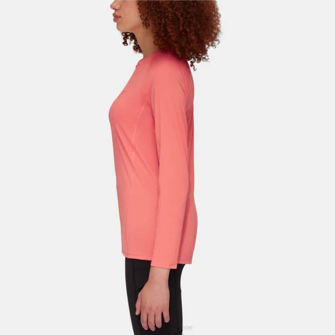 Mammut είδη ένδυσης γυναίκες μακρυμάνικο λογότυπο selun fl σολομός J2DJ867