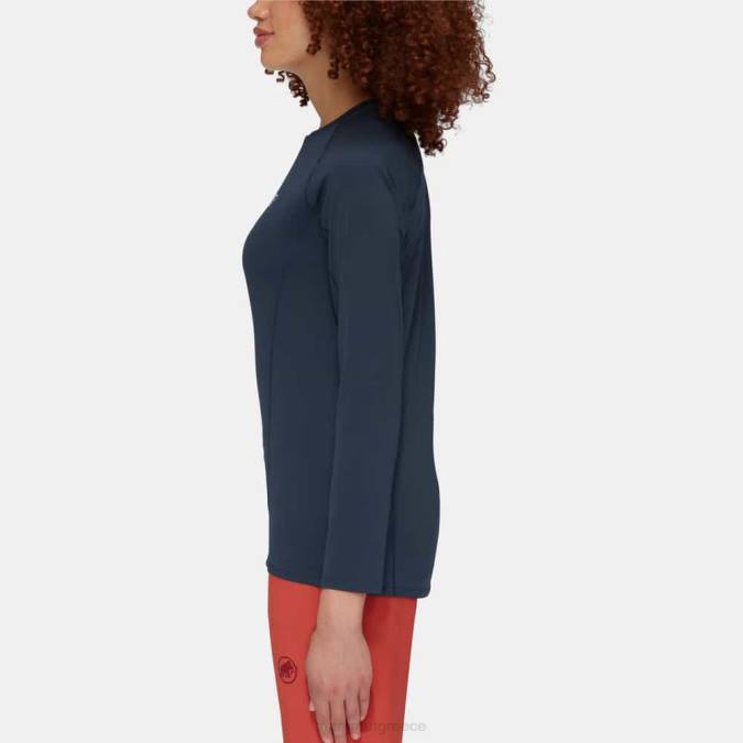 Mammut είδη ένδυσης γυναίκες μακρυμάνικο λογότυπο selun fl θαλάσσια J2DJ868