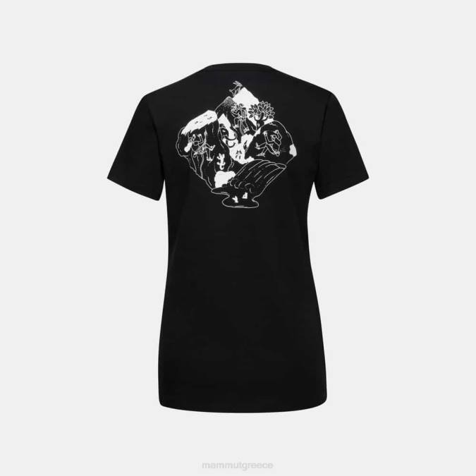 Mammut είδη ένδυσης γυναίκες μασόνε μπλουζάκι σκαρί μαύρος J2DJ249