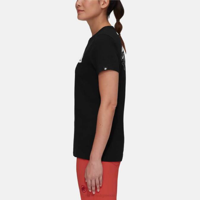 Mammut είδη ένδυσης γυναίκες μασόνε μπλουζάκι σκαρί μαύρος J2DJ249