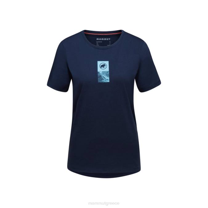 Mammut είδη ένδυσης γυναίκες έμβλημα μπλουζάκι πυρήνα θαλάσσια J2DJ899