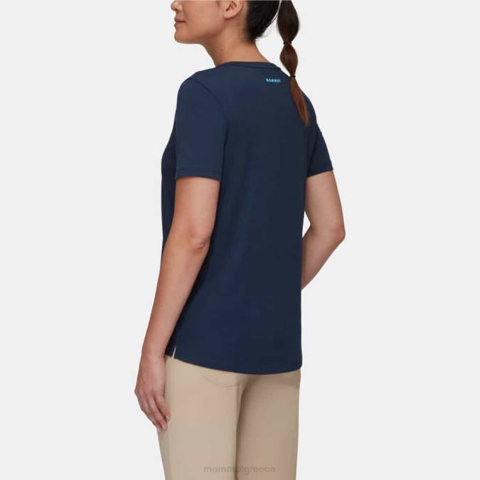 Mammut είδη ένδυσης γυναίκες έμβλημα μπλουζάκι πυρήνα θαλάσσια J2DJ899