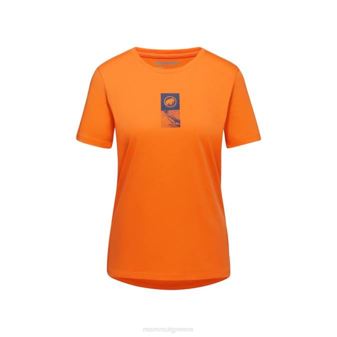 Mammut είδη ένδυσης γυναίκες έμβλημα μπλουζάκι πυρήνα σκούρο μανταρίνι J2DJ900
