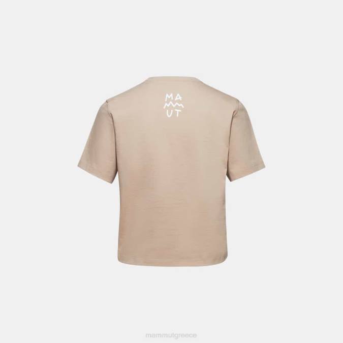 Mammut είδη ένδυσης γυναίκες Masone μπλουζάκι με κομμένα γράμματα σαβάνα J2DJ1093