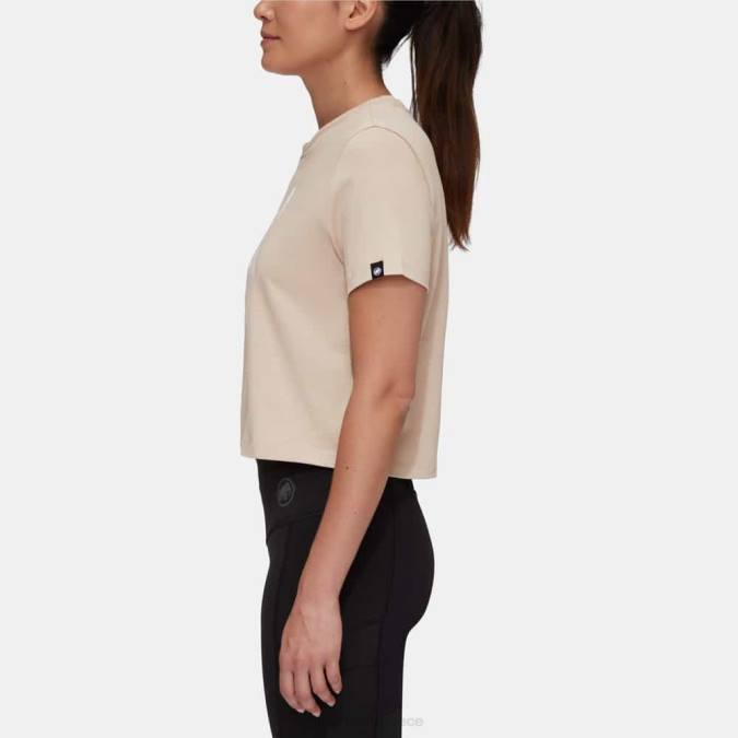 Mammut είδη ένδυσης γυναίκες Masone μπλουζάκι με κομμένα γράμματα σαβάνα J2DJ1093