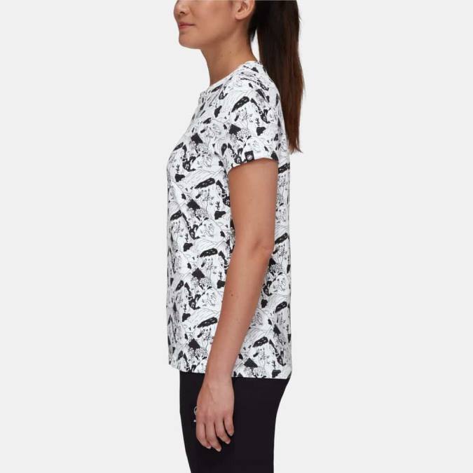 Mammut είδη ένδυσης γυναίκες Masone T-shirt αναρρίχηση σκηνή άσπρο μαύρο J2DJ257