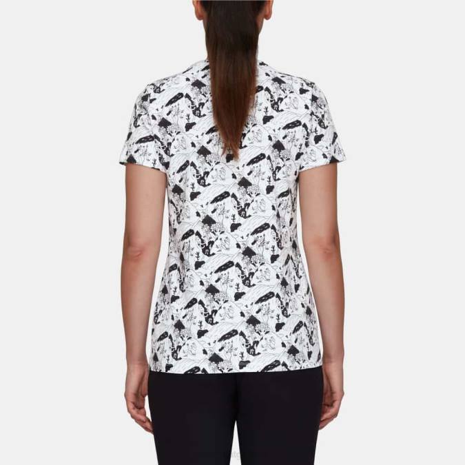 Mammut είδη ένδυσης γυναίκες Masone T-shirt αναρρίχηση σκηνή άσπρο μαύρο J2DJ257