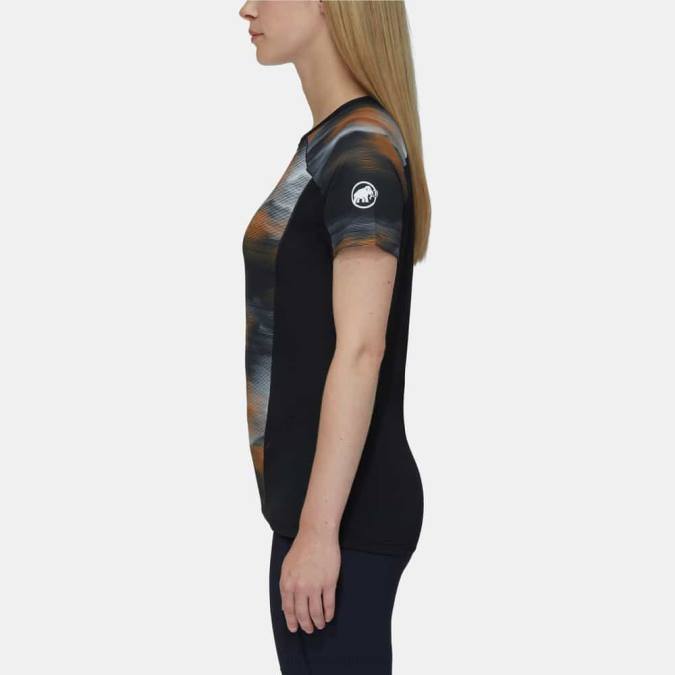 Mammut είδη ένδυσης γυναίκες aenergy fl t-shirt light fader μαύρος J2DJ105