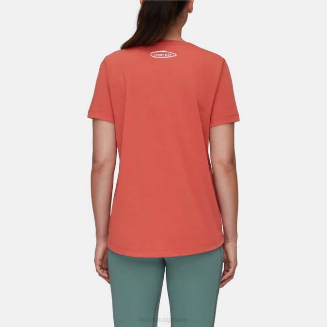Mammut είδη ένδυσης γυναίκες core t-shirt κάθε μέρα τερρακότα J2DJ1099