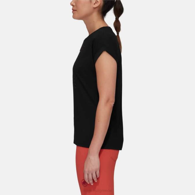 Mammut είδη ένδυσης γυναίκες μπλουζάκι βουνού eiger μαύρος J2DJ151