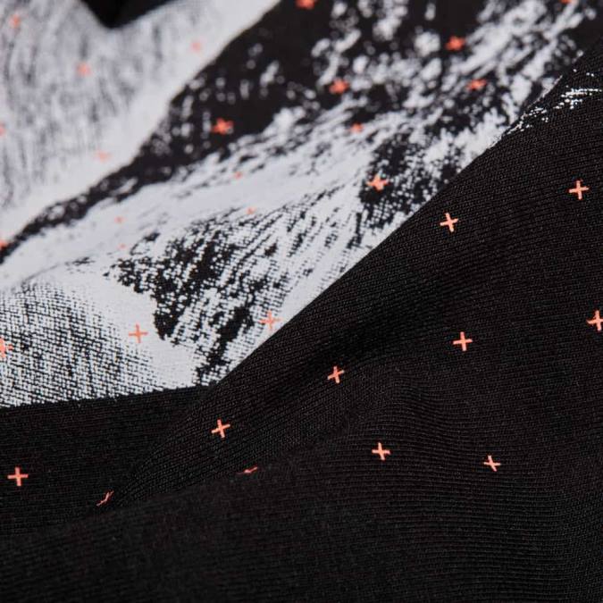 Mammut είδη ένδυσης γυναίκες μπλουζάκι βουνού eiger μαύρος J2DJ151