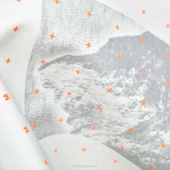 Mammut είδη ένδυσης γυναίκες μπλουζάκι βουνού eiger υπόλευκο J2DJ892