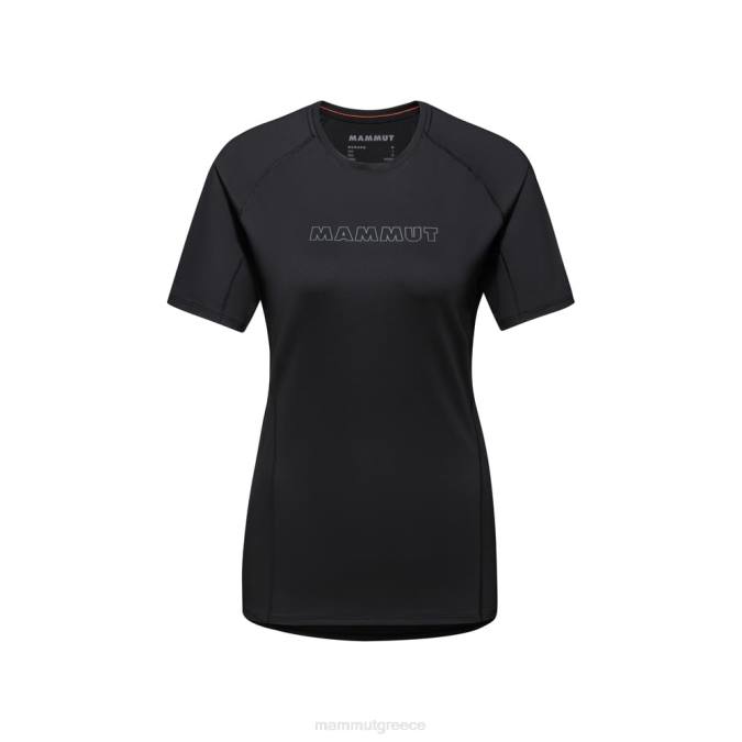 Mammut είδη ένδυσης γυναίκες λογότυπο selun fl t-shirt μαύρος J2DJ149