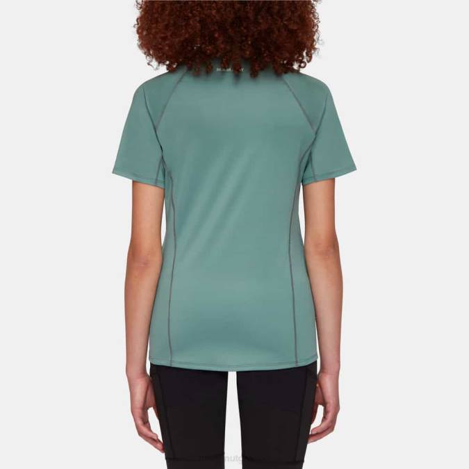Mammut είδη ένδυσης γυναίκες λογότυπο selun fl t-shirt σκούρο νεφρίτη J2DJ886