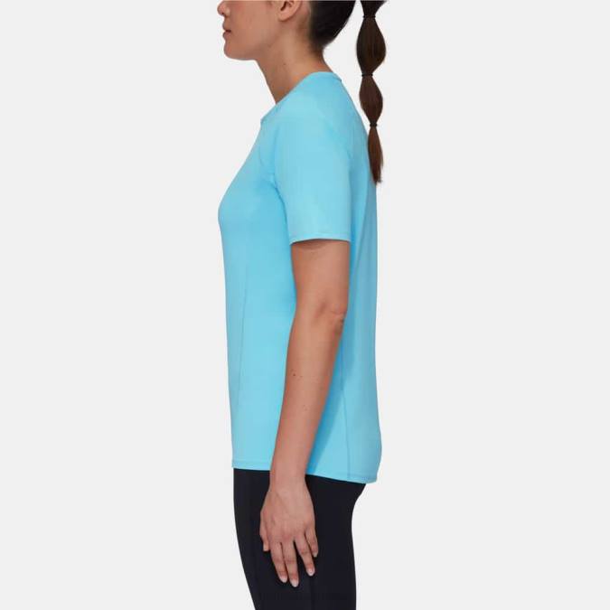 Mammut είδη ένδυσης γυναίκες λογότυπο selun fl t-shirt δροσερό μπλε J2DJ887