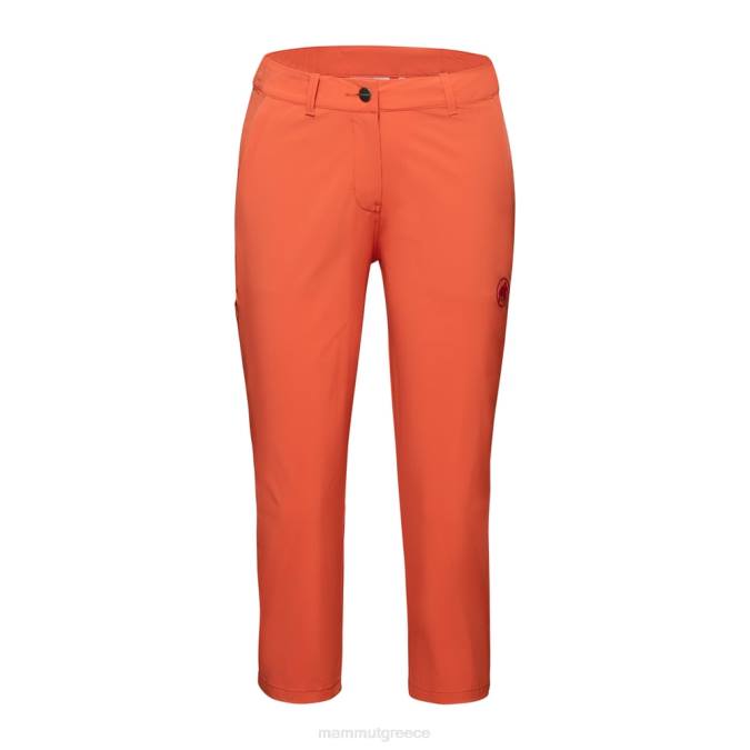 Mammut είδη ένδυσης γυναίκες παντελόνι κάπρι runbold τερρακότα J2DJ820