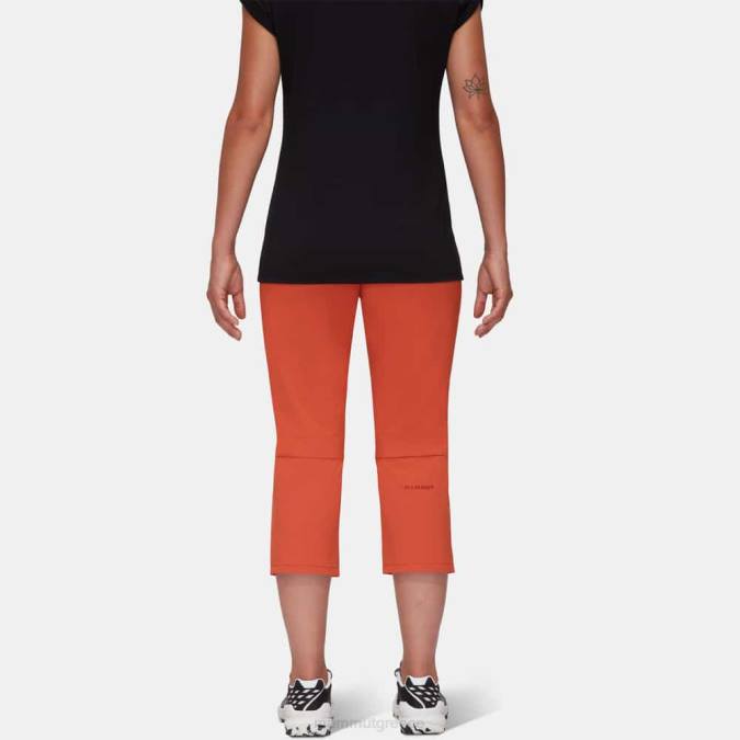 Mammut είδη ένδυσης γυναίκες παντελόνι κάπρι runbold τερρακότα J2DJ820