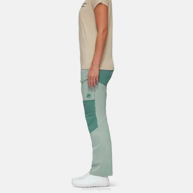 Mammut είδη ένδυσης γυναίκες υβριδικό παντελόνι zinal νεφρίτης-σκούρο νεφρίτη J2DJ829