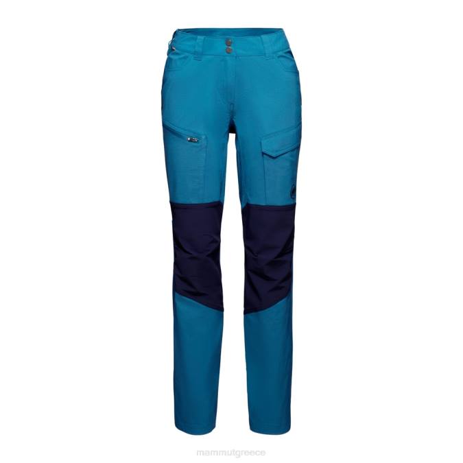 Mammut είδη ένδυσης γυναίκες υβριδικό παντελόνι zinal βαθύς πάγος-θαλάσσιος J2DJ830