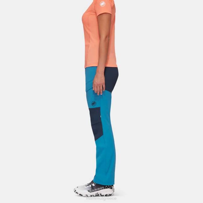 Mammut είδη ένδυσης γυναίκες υβριδικό παντελόνι zinal βαθύς πάγος-θαλάσσιος J2DJ830