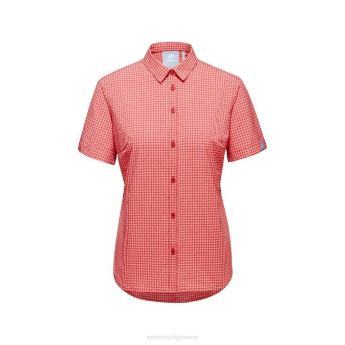 Mammut είδη ένδυσης γυναίκες πουκάμισο aada τερακότα-σολωμός J2DJ798