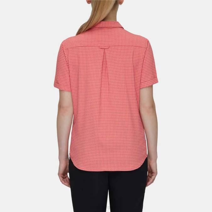 Mammut είδη ένδυσης γυναίκες πουκάμισο aada τερακότα-σολωμός J2DJ798