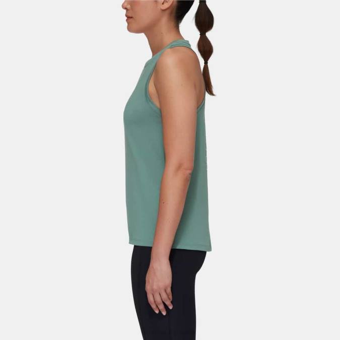 Mammut είδη ένδυσης γυναίκες κορυφαίο λογότυπο σκούρο νεφρίτη J2DJ958