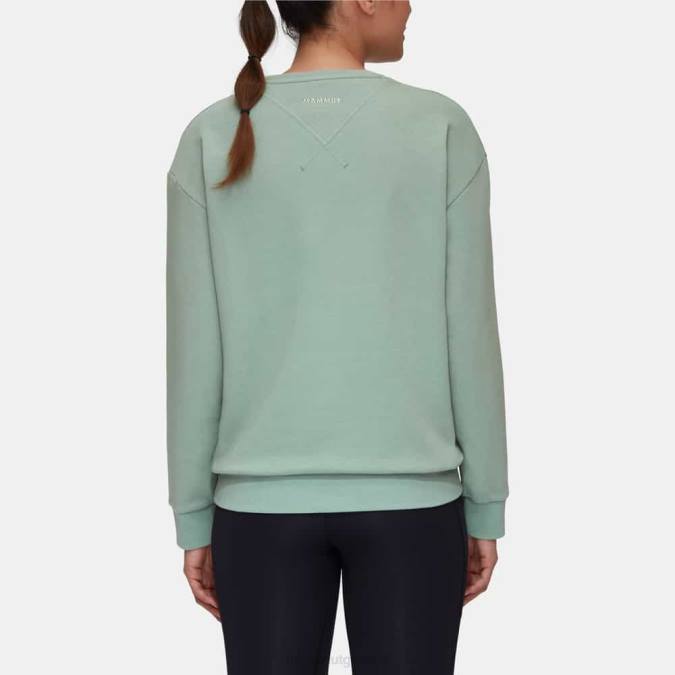 Mammut είδη ένδυσης γυναίκες core ml λογότυπο λαιμού πληρώματος νεφρίτης J2DJ213