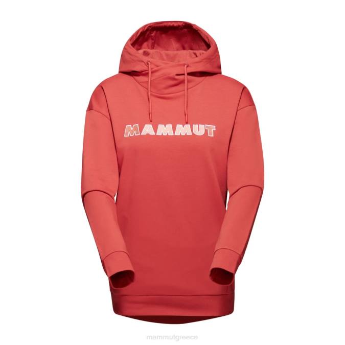 Mammut είδη ένδυσης γυναίκες ml λογότυπο hoody τερρακότα J2DJ261