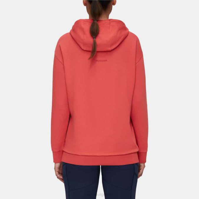 Mammut είδη ένδυσης γυναίκες ml λογότυπο hoody τερρακότα J2DJ261