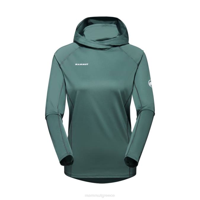 Mammut είδη ένδυσης γυναίκες selun fl sun hoody σκούρο νεφρίτη J2DJ643