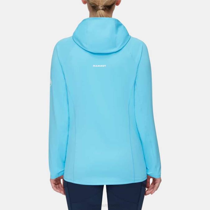Mammut είδη ένδυσης γυναίκες selun fl sun hoody δροσερό μπλε J2DJ644