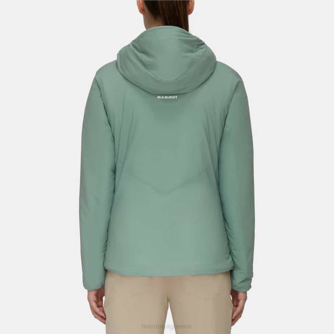 Mammut είδη ένδυσης γυναίκες ριμέ σε φλεξ μπουφάν με κουκούλα νεφρίτης J2DJ72