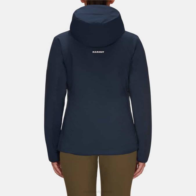 Mammut είδη ένδυσης γυναίκες ριμέ σε φλεξ μπουφάν με κουκούλα θαλάσσιο-μαύρο J2DJ753