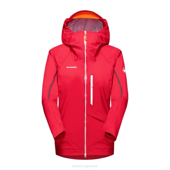 Mammut είδη ένδυσης γυναίκες Nordwand light hs μπουφάν με κουκούλα αζάλεα J2DJ680