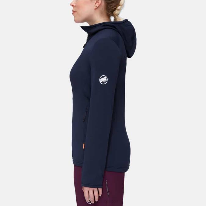 Mammut είδη ένδυσης γυναίκες σακάκι aconcagua light ml με κουκούλα θαλάσσια J2DJ913